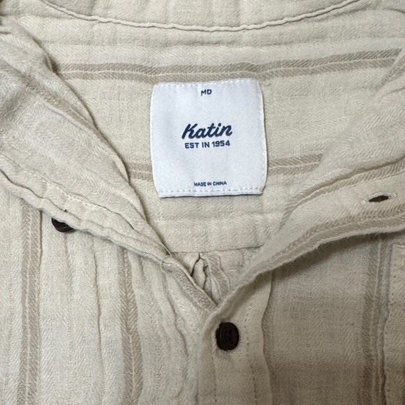 Katin The Alan Relaxed Coastal Cotton Linen Shirt - Picture 6 of 9